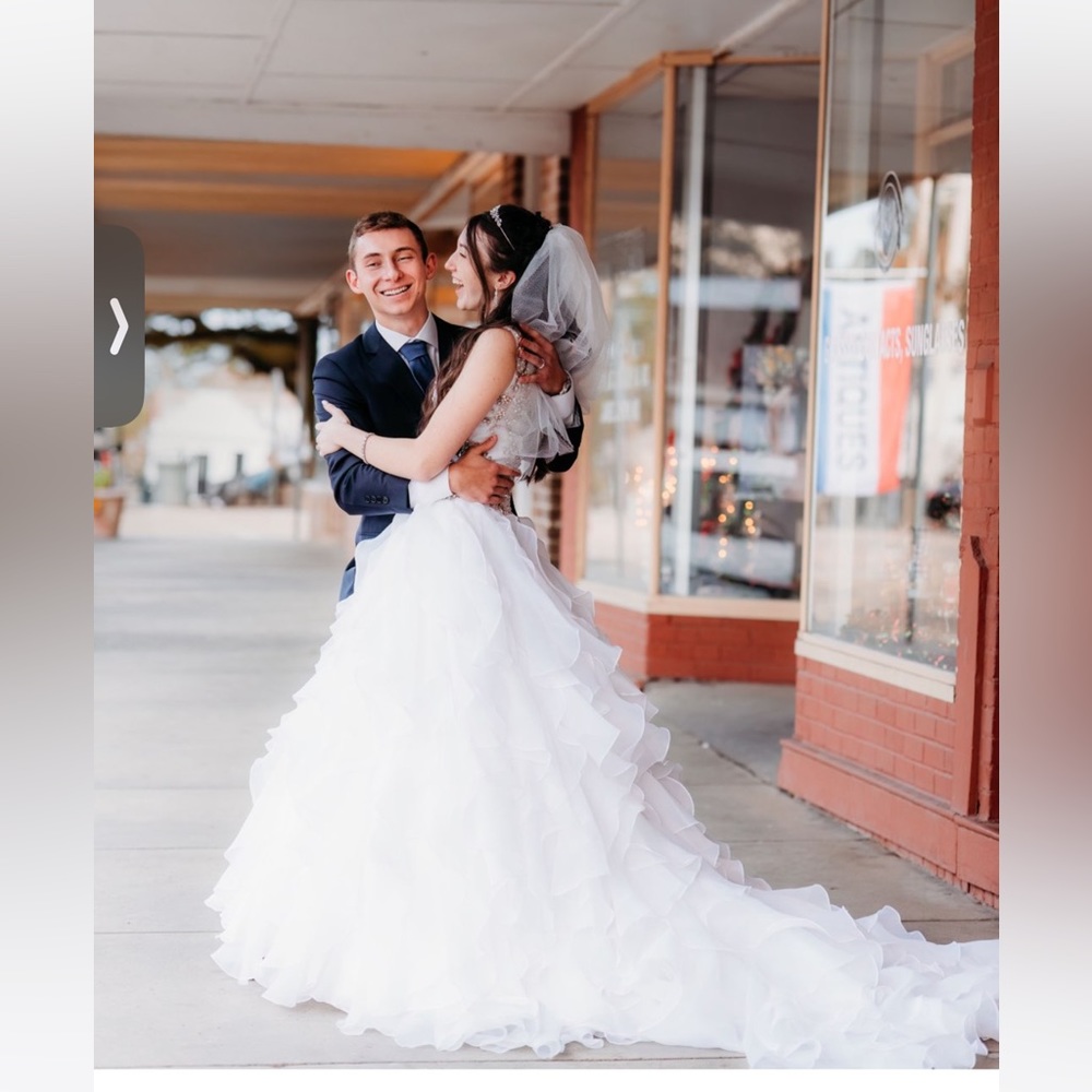 Christina Wu White Wedding Dress